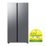 SAMSUNG RS70F65Q3TSS Side-by-Side Refrigerator(655L)(Energy Efficiency Class 3)